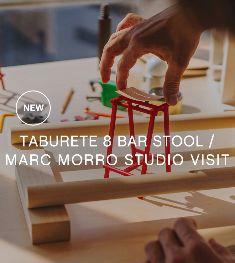 TABURETE 8 BAR STOOL / MARC MORRO STUDIO VISIT