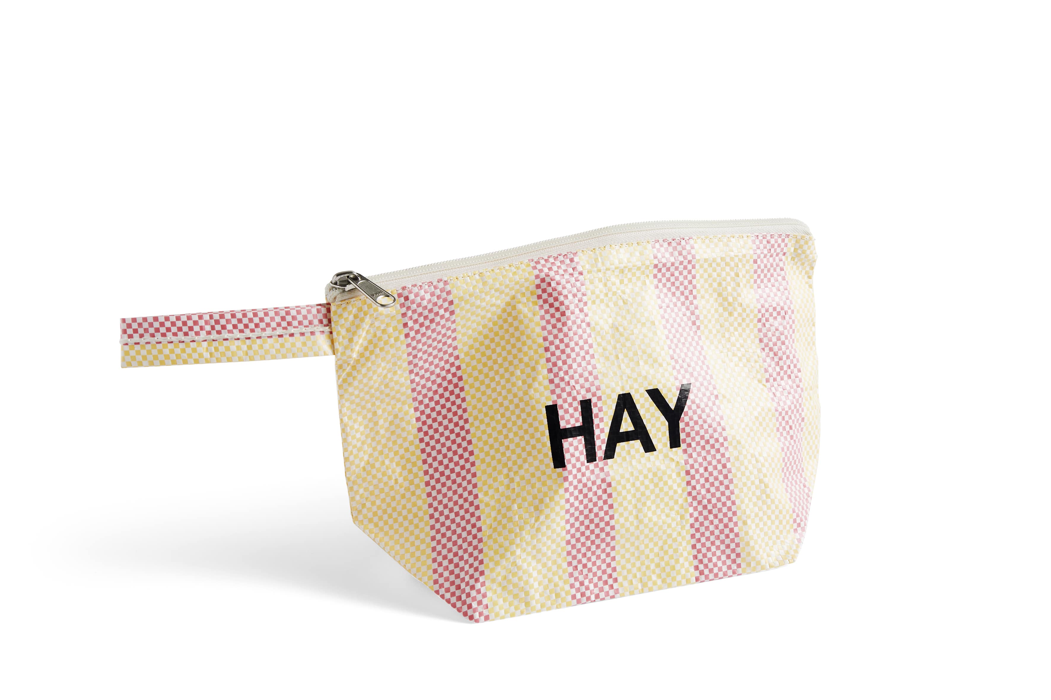 正規品 HAY CANDY STRIPE WASH BAG M Red＆Yellow レッド イエロー